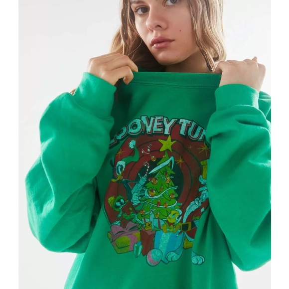 Junk food LOONEY TUNES HOLIDAY SWEATSHIRT - Picture 1 of 2